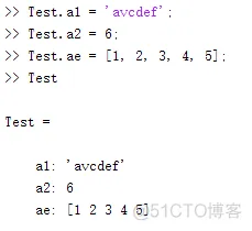 MATLAB 结构型变量_赋值